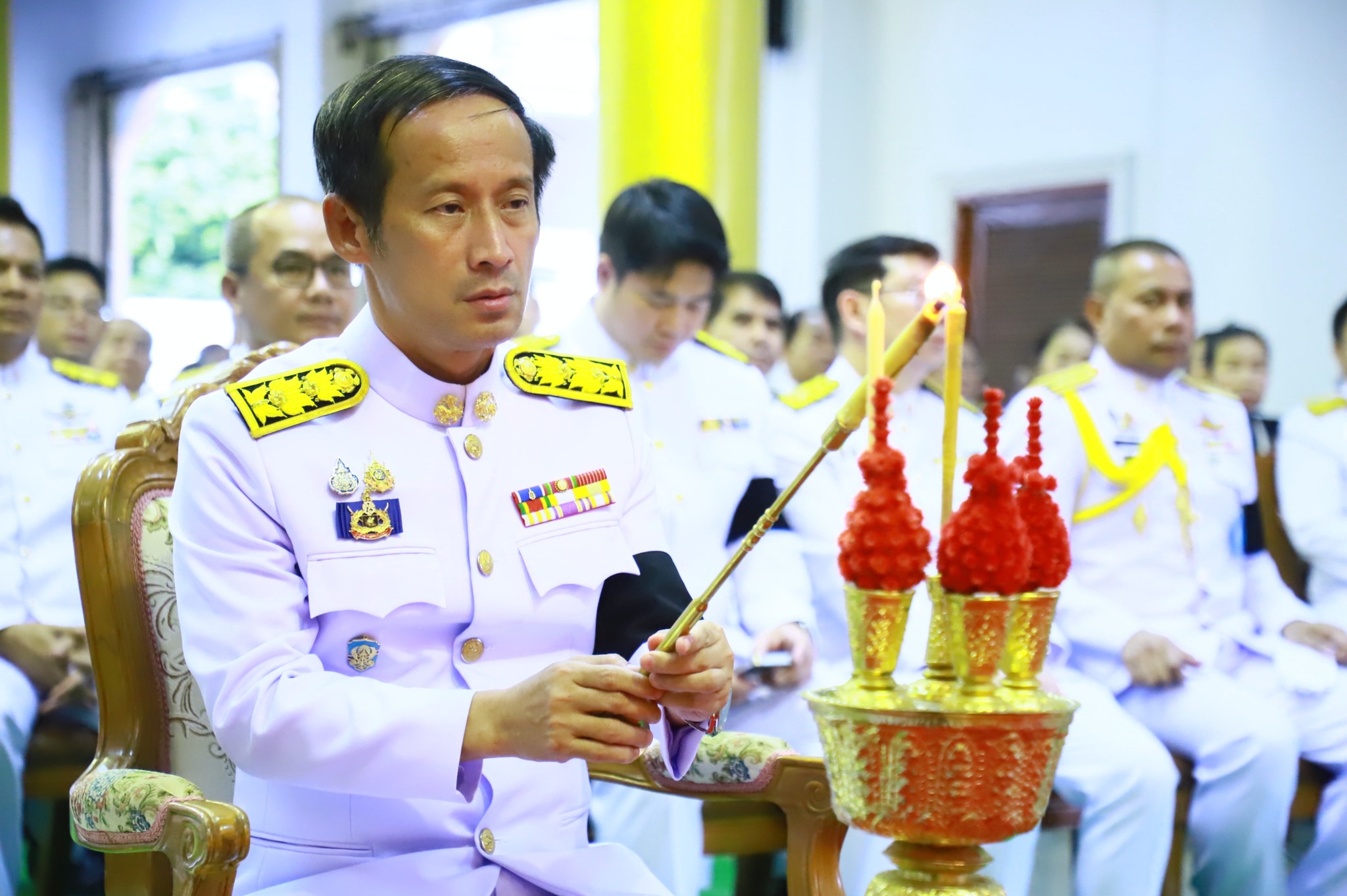 จังหวัดตรัง ประกอบพิธีบำเพ็ญกุศลปัญญาสมวาร (50 วัน) อุทิศถวายพระราชกุศล แด่สมเด็จพระนางเจ้าสิริกิติ์ พระบรมราชินีนาถ พระบรมราชชนนีพันปีหลวง