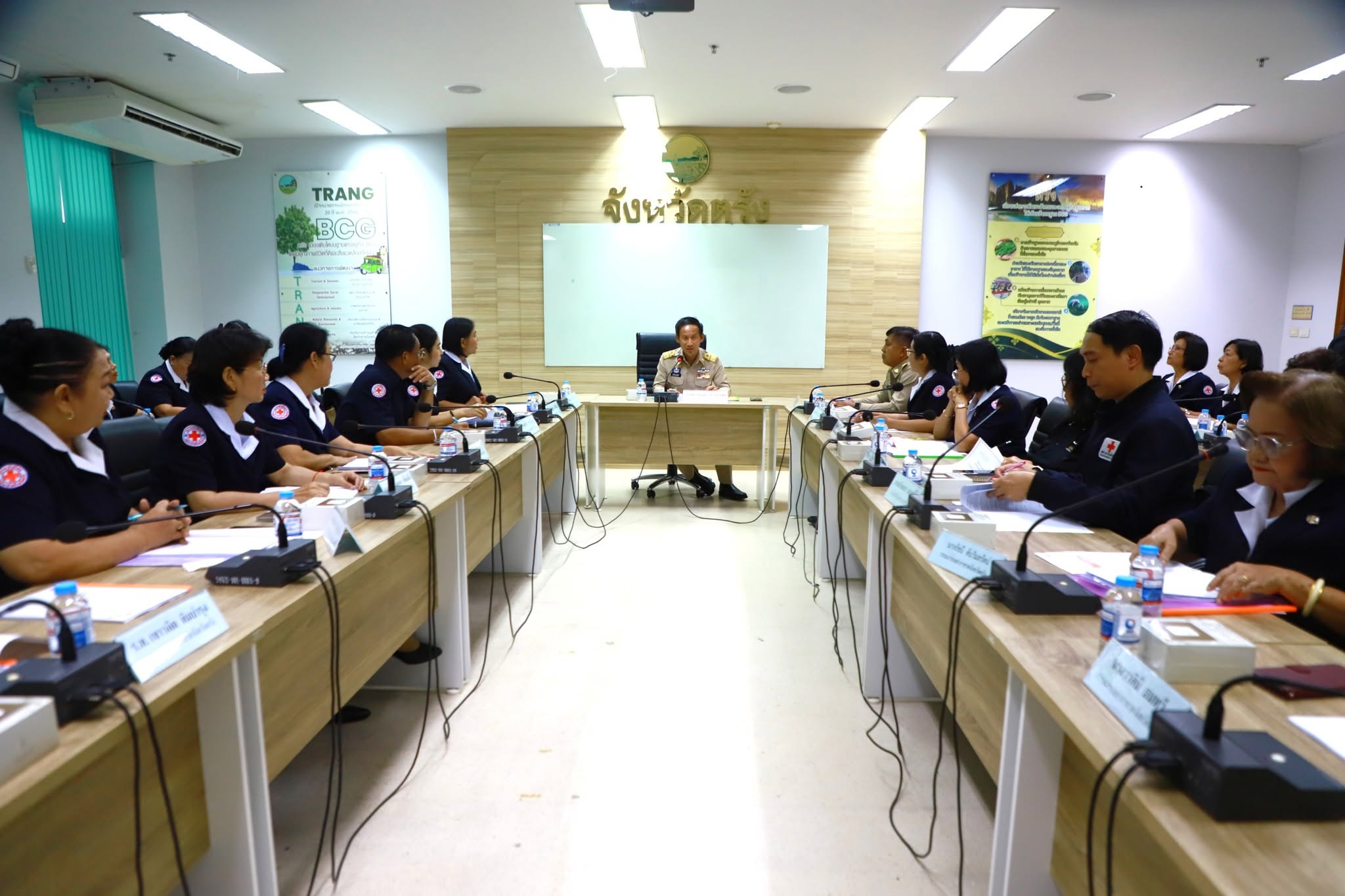 เหล่ากาชาดจังหวัดตรังประชุมคณะกรรมการเหล่ากาชาดจังหวัดตรัง ครั้งที่ 2/2569 ขับเคลื่อนพันธกิจกาชาดต่อเนื่อง
